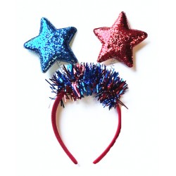 CTR1050-4TH OF JULY STAR ANTENNA HEADBAND